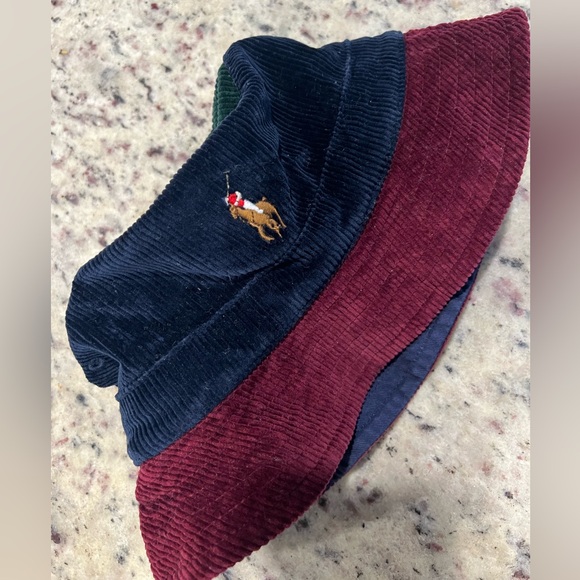Multicolor Polo Ralph Lauren S/M Bucket Hat - Picture 2 of 4